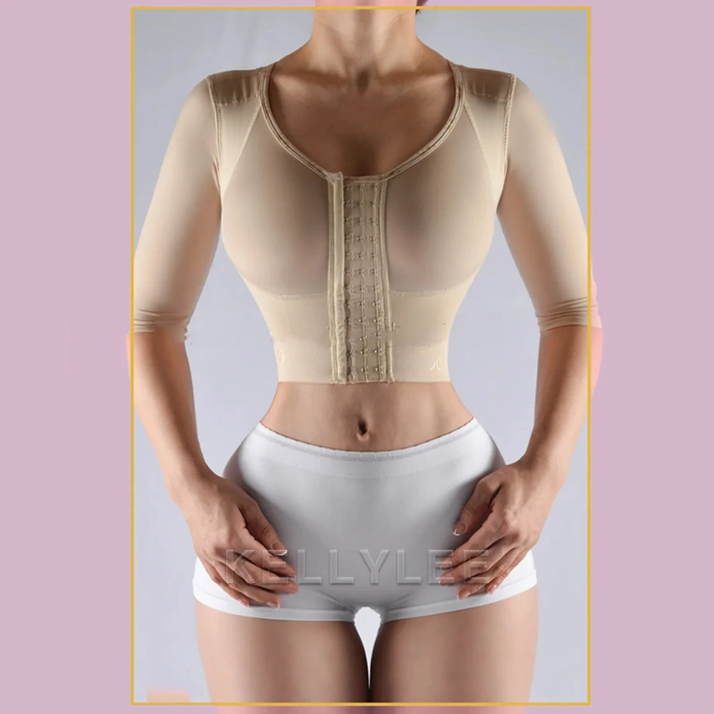 Shaper Tops for Women Arm Compression Post Surgery Front Closure Bra Tank Top Shapewear Seamless Shaped Up Fajas Colombianas