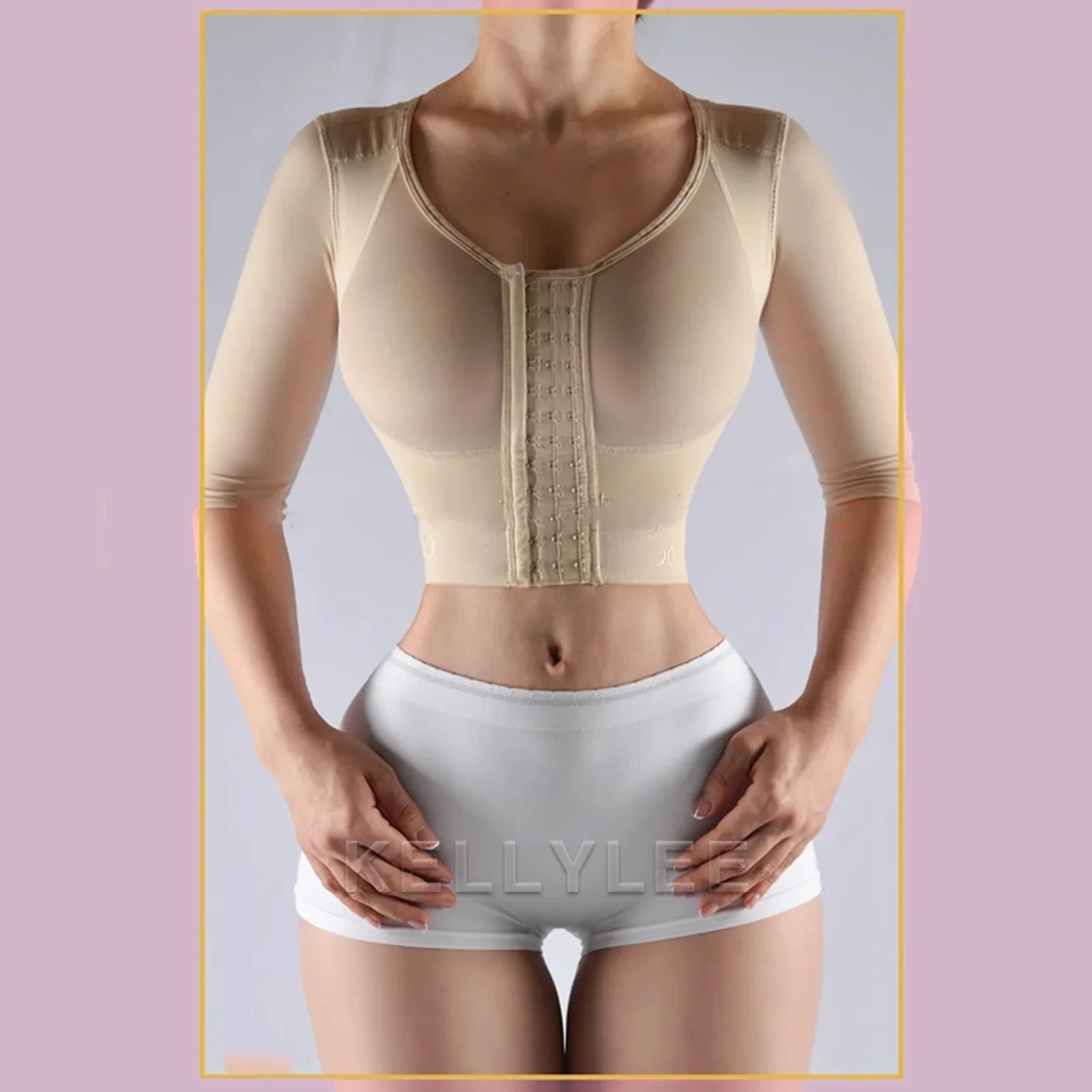 Shaper Tops for Women Arm Compression Post Surgery Front Closure Bra Tank Top Shapewear Seamless Shaped Up Fajas Colombianas