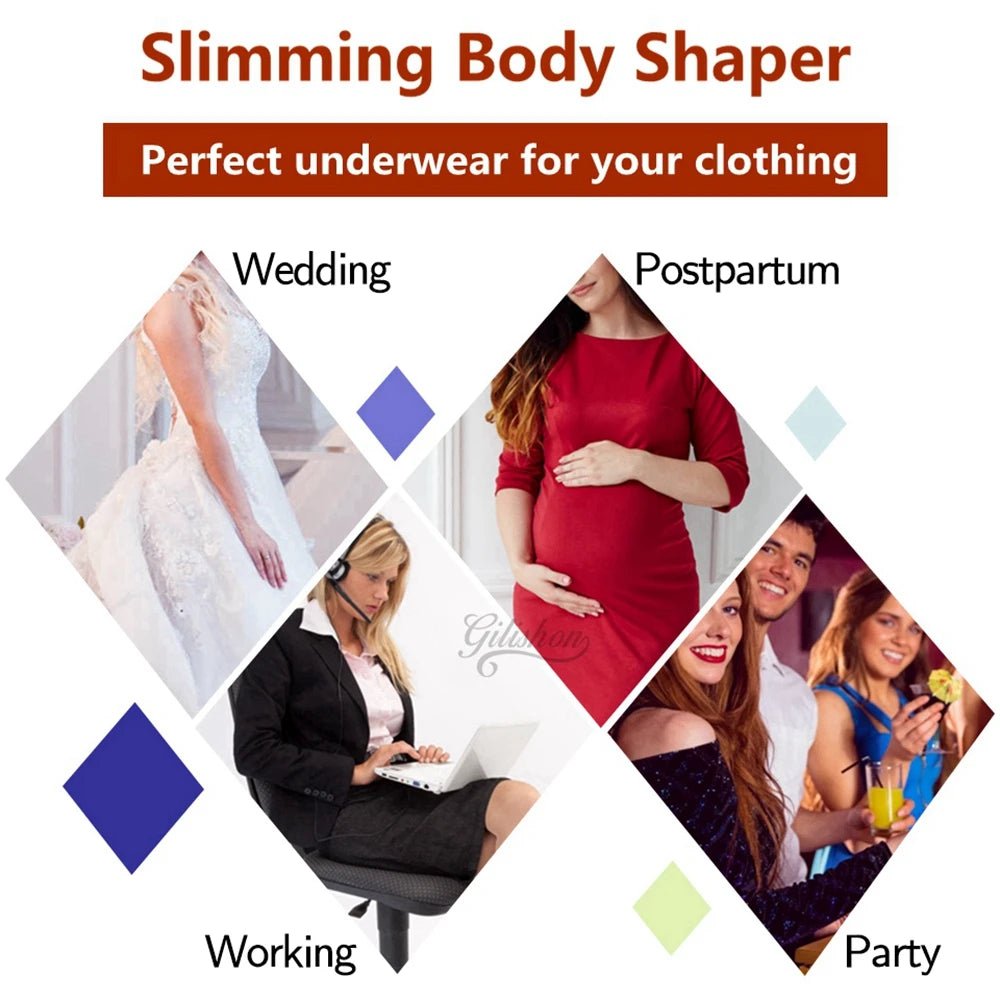 Slimming Shorts Women Body Shaper High Waist Flat Belly Sheathing Panties Hip Lift Shaping Underwear Tummy Control Shapewear