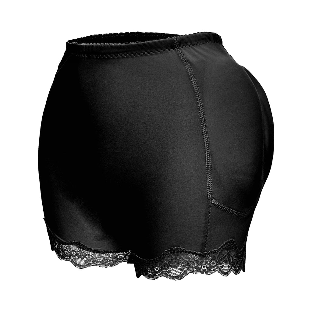 Women Padded Butt and Hip Shapewear Fake Ass Butt Pads Buttocks Panties with Lace Sexy Butt Push Up Panty Body Shaper Shorts