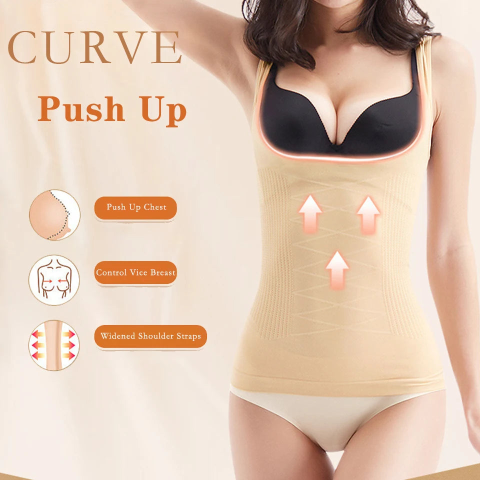 Body Shapers Women'S Underwear Modeling Strap Loses Belly Corset For Slimming Top Armpit Waist Trainer Tummy Control Shapewear