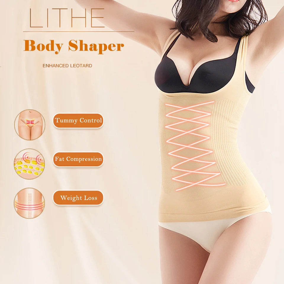 Body Shapers Women'S Underwear Modeling Strap Loses Belly Corset For Slimming Top Armpit Waist Trainer Tummy Control Shapewear