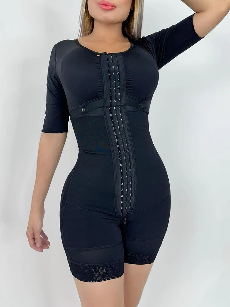 Fajas Colombianas Full Body Shapewear Compression Hourglass Girdle Postpartum Slimming Sheath Corset Women Butt Lifter