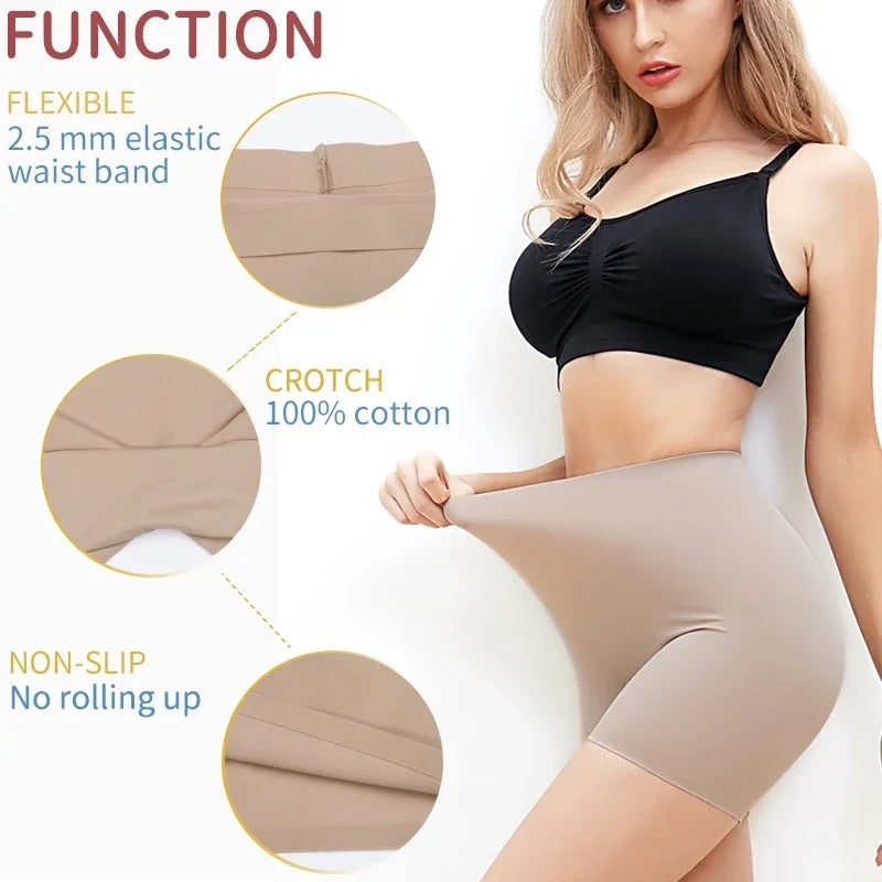 Women's High Waisted Shapewear Shorts Smooth New Shaping Boyshorts Panties Tummy Control Underwear Slimming Shapers Short