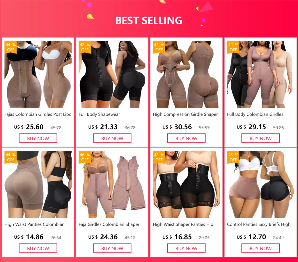 Full Body Colombian Girdles Shaper High Compression Bodysuits Postoperative Postpartum Lipo Arm Slimmer Waist Reducing Shapewear
