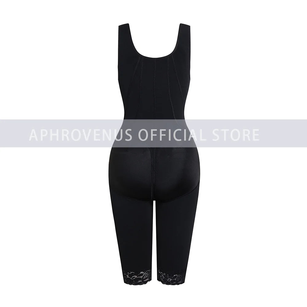 Fajas Colombianas Women Long-pants Full Body Shapewear Postpartum Waist Trainer Shaper Post Liposuction Tummy Control Bodysuit