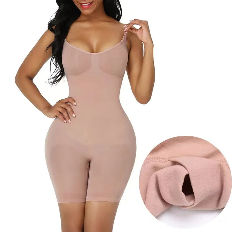 Shapewear Bodysuit For Women Fajas Seamless Full Body Shaper Waist Trainer Push Up Corset Tummy Control Butt Lifter Slimming