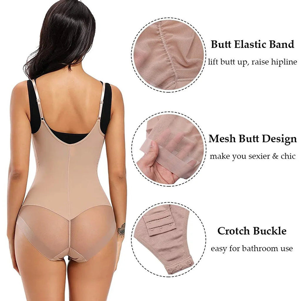 Bodysuit Shapewear Women Waist Trainer Body Shaper Belly Slimming Sheath Underwear Colombian Girdles To Reduce Abdomen and Waist