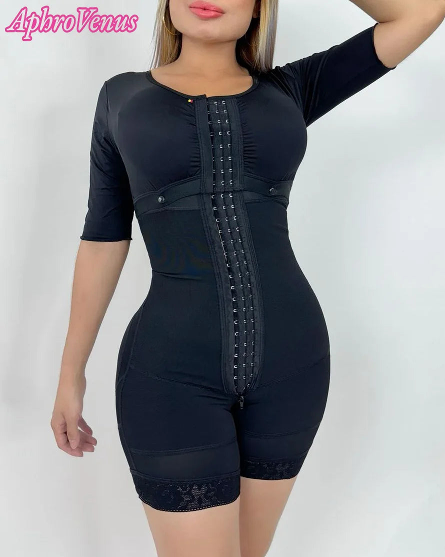 Fajas Colombianas Full Body Shapewear Compression Hourglass Girdle Postpartum Slimming Sheath Corset Women Butt Lifter