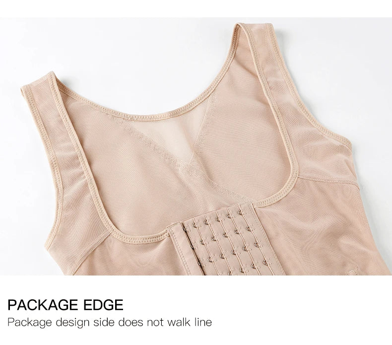 Women Sexy Body Shaper Waist Corset Upper Support Gather Vest-style Body Shaper Postpartum Abdomen Corset Fajas Colombianas