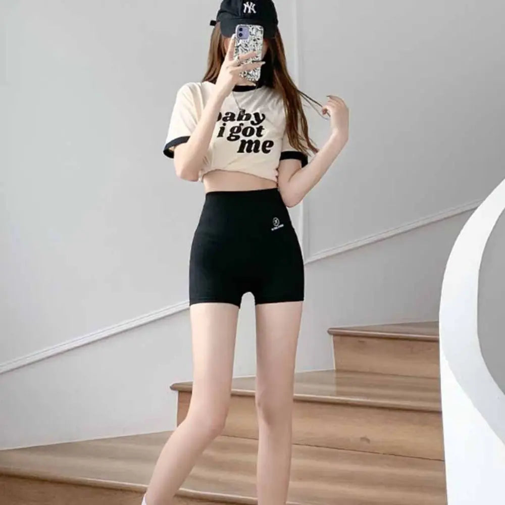 Women Seamless Sports Shorts High Waist Fitness Jogging Body Shaping Boxers Push Up Scrunch Butt Biker Slim Underwear