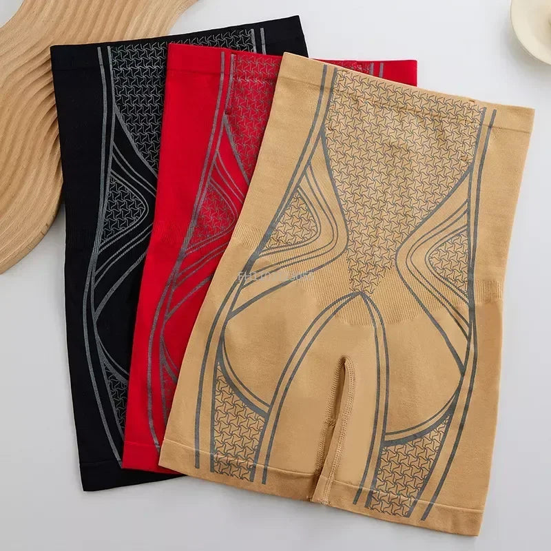 Seamless High Waist Shaping Panties Women Shorts Hip Lift Flat Belly Body Shaper Weight Loss Underwear Safety Pants Boxer Briefs