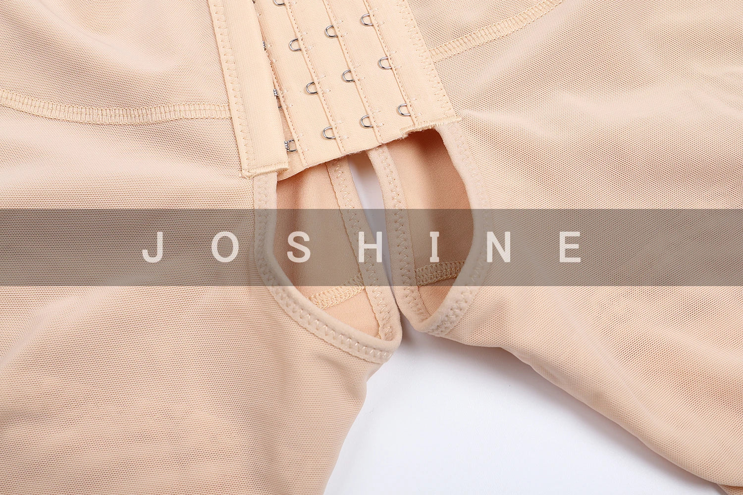 Full Body Shapewear With Sleeves Knee Length Shorts Butt Lift Up Tigh Slimming Front Hooks Waist Trainer Shapewear for Women