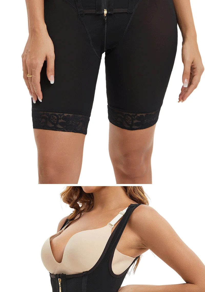 Fajas Colombianas Post Tummy Shapers Women Fully Body Shaper Waist Trainer Firm High Compression Shapewear Reducing and Shaping