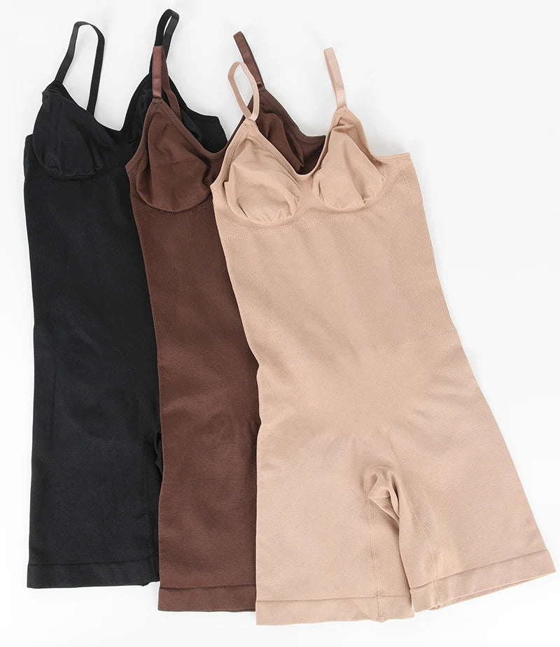 Shapewear Bodysuits for Women Tummy Control Full Body Shaper Thigh Slimmer Shorts Waist Trainer Slimming Underwear Belly Fajas