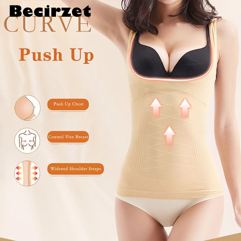 Body Shapers Women'S Underwear Modeling Strap Loses Belly Corset For Slimming Top Armpit Waist Trainer Tummy Control Shapewear