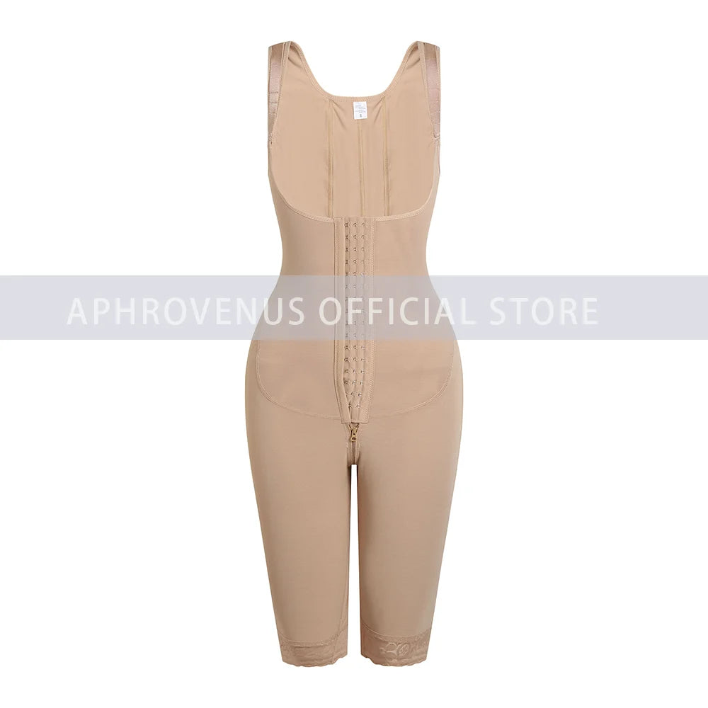 Fajas Colombianas Women Long-pants Full Body Shapewear Postpartum Waist Trainer Shaper Post Liposuction Tummy Control Bodysuit