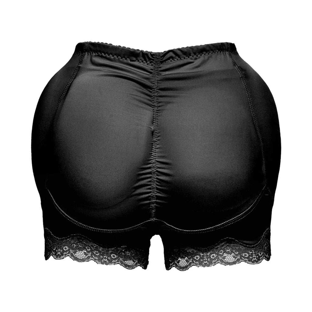Women Padded Butt and Hip Shapewear Fake Ass Butt Pads Buttocks Panties with Lace Sexy Butt Push Up Panty Body Shaper Shorts