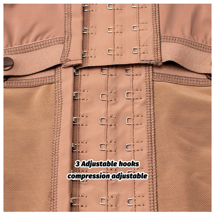 Full Body Colombian Girdles Shaper High Compression Bodysuits Postoperative Postpartum Lipo Arm Slimmer Waist Reducing Shapewear