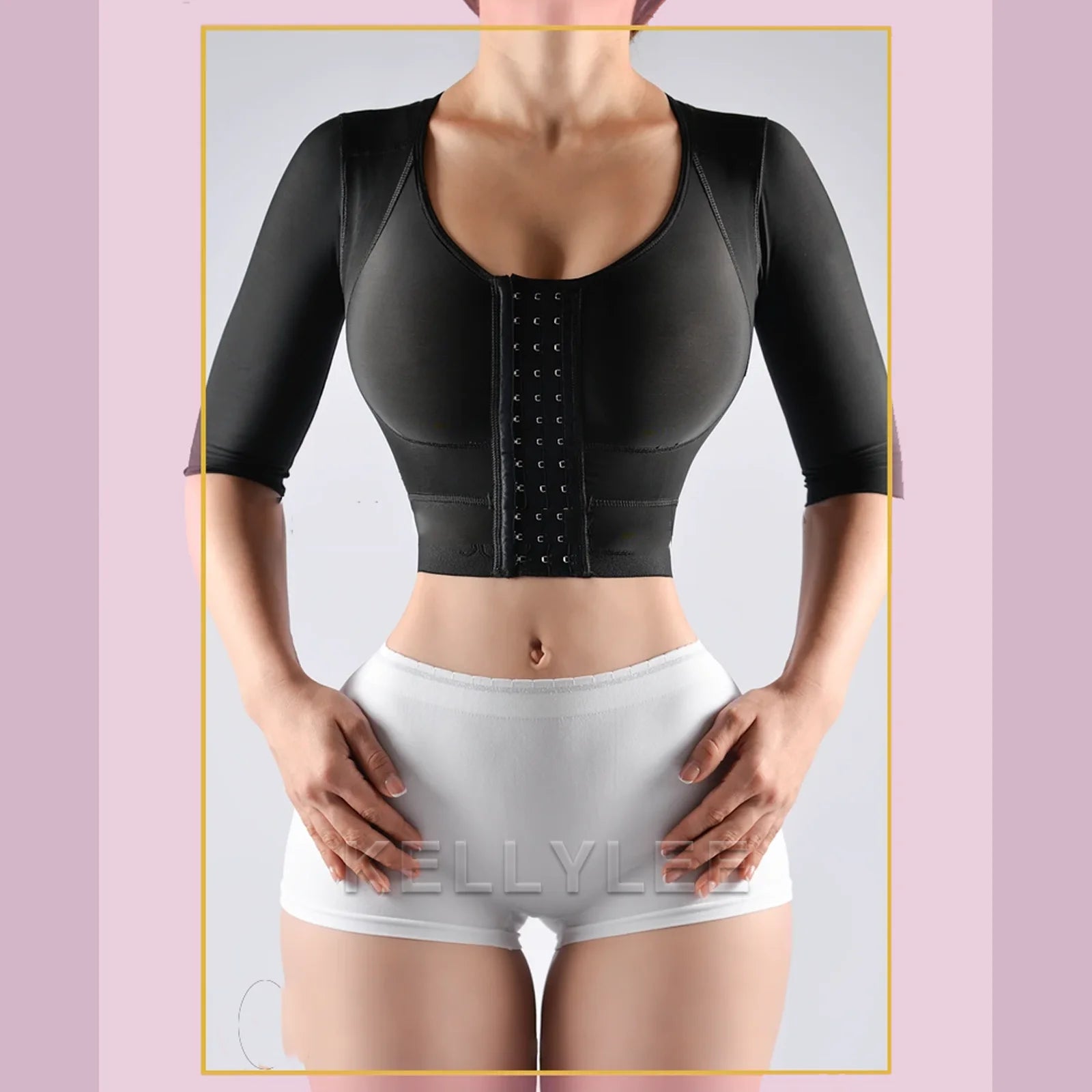 Shaper Tops for Women Arm Compression Post Surgery Front Closure Bra Tank Top Shapewear Seamless Shaped Up Fajas Colombianas