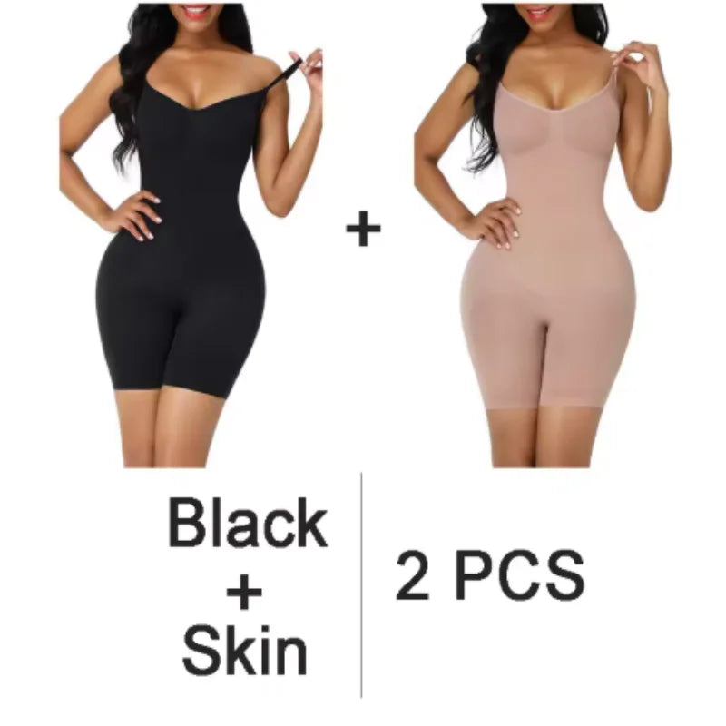 Shapewear Bodysuit For Women Fajas Seamless Full Body Shaper Waist Trainer Push Up Corset Tummy Control Butt Lifter Slimming