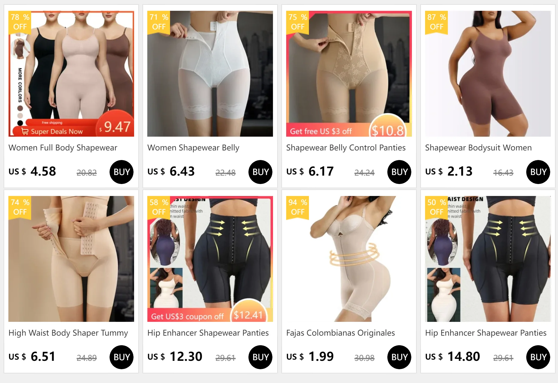 Fajas Colombianas Post Tummy Shapers Women Fully Body Shaper Waist Trainer Firm High Compression Shapewear Reducing and Shaping