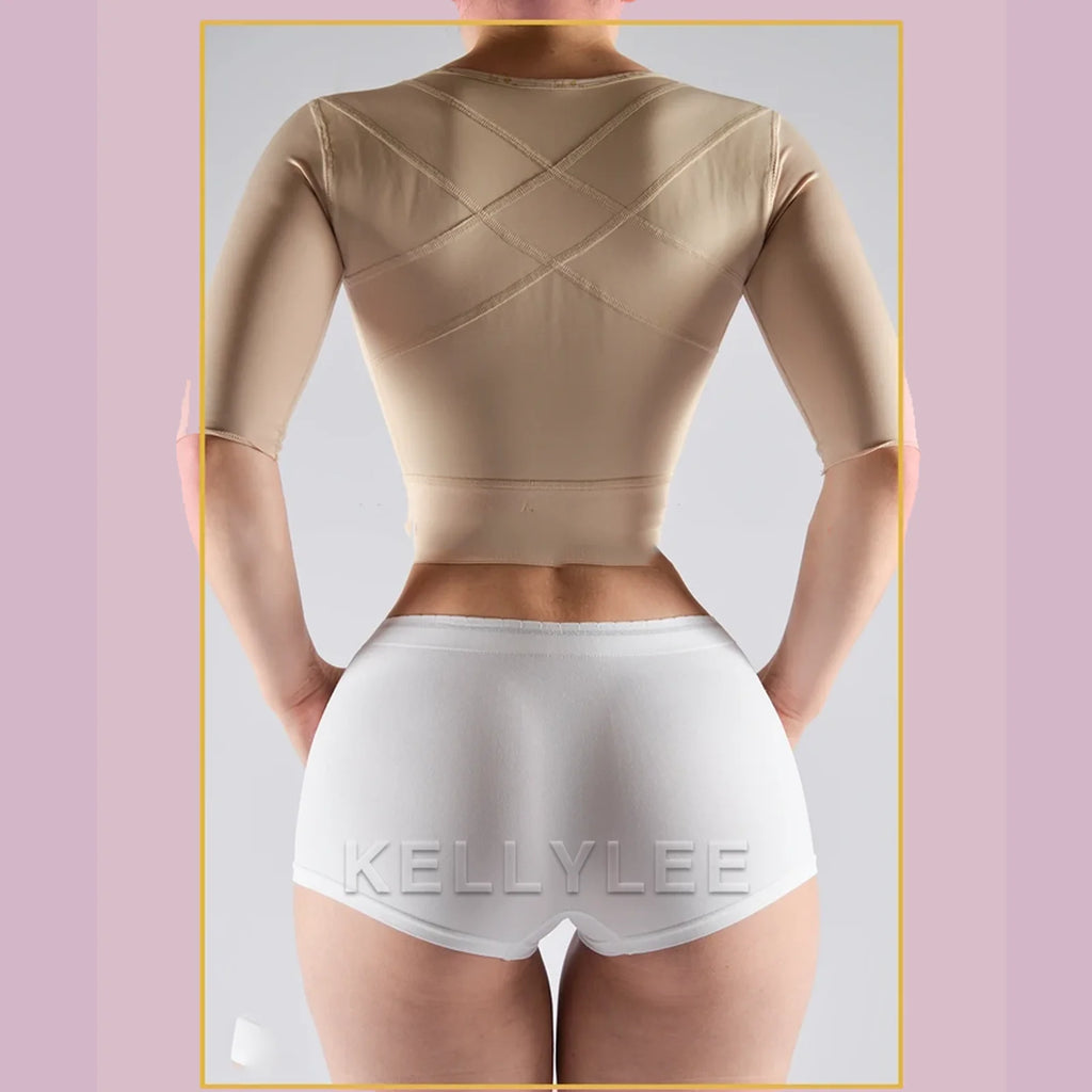 Shaper Tops for Women Arm Compression Post Surgery Front Closure Bra Tank Top Shapewear Seamless Shaped Up Fajas Colombianas