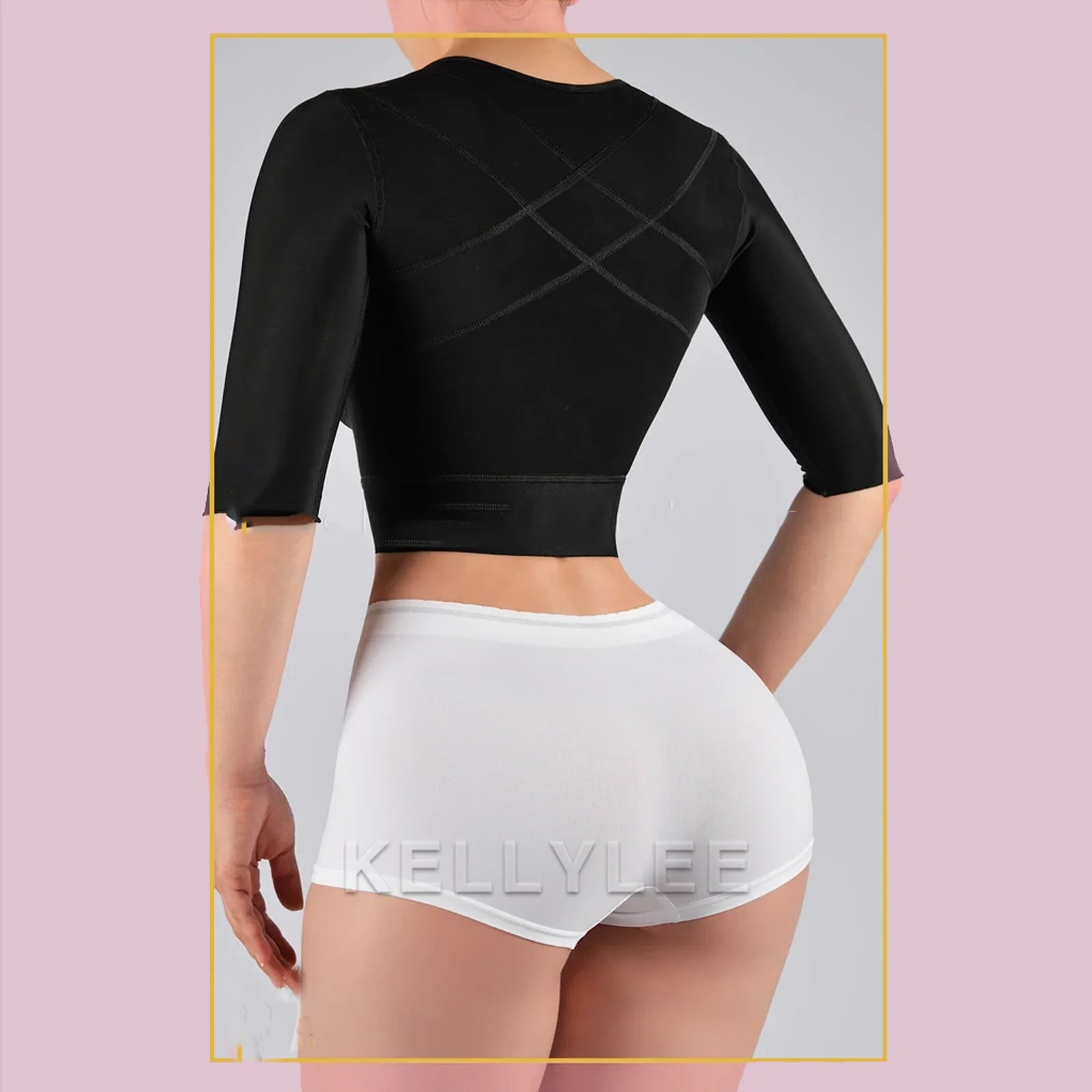 Shaper Tops for Women Arm Compression Post Surgery Front Closure Bra Tank Top Shapewear Seamless Shaped Up Fajas Colombianas