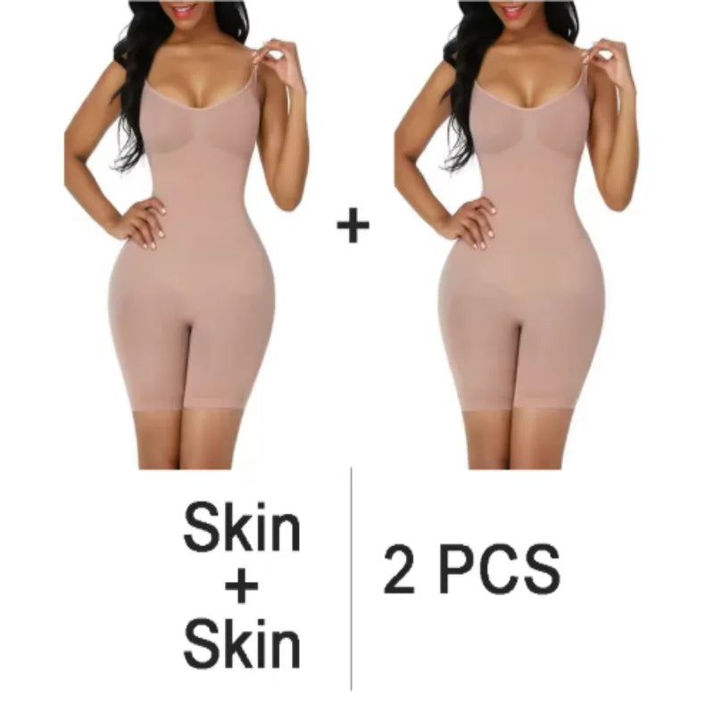 Shapewear Bodysuit For Women Fajas Seamless Full Body Shaper Waist Trainer Push Up Corset Tummy Control Butt Lifter Slimming
