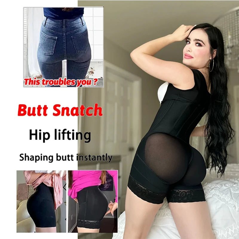 Women High Compression Girdle Shaper Postpartum Belly flat Sheath Waist Trainer  Colombia Abdomen Control Shapewear