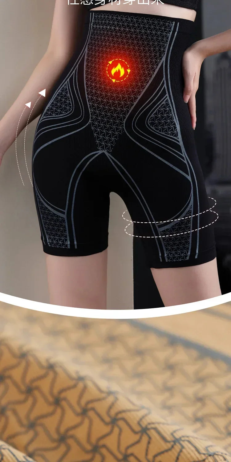 Seamless High Waist Shaping Panties Women Shorts Hip Lift Flat Belly Body Shaper Weight Loss Underwear Safety Pants Boxer Briefs